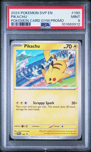 PSA 9 | Pikachu Asia Gym Promo | SV Black Star Promo | SVP190