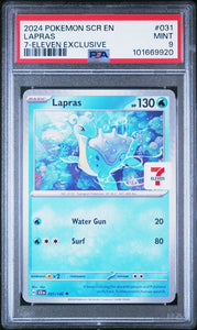 PSA 9 | Lapras 7-Eleven Exclusive | Stellar Crown | 031/142