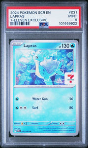 PSA 9 | Lapras 7-Eleven Exclusive | Stellar Crown | 031/142