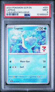 PSA 9 | Lapras 7-Eleven Exclusive | Stellar Crown | 031/142
