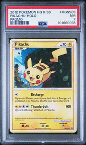 PSA 7 | Pikachu Holo | HGSS Black Star Promo | HGSS03