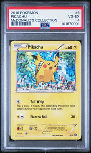PSA 4 | Pikachu Holo | McDonalds Collection 2016 | 6/12