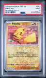 PSA 9 | Pikachu Reverse Holo | Temporal Forces | 051/162