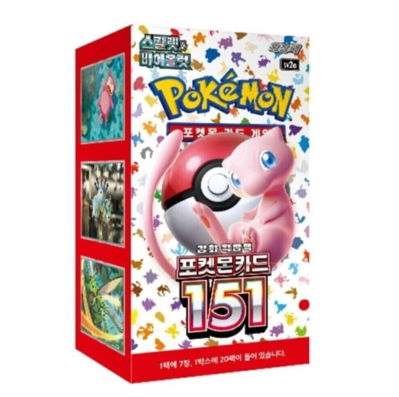 Pokemon-SV2A-151-Booster-Box-Koreaans