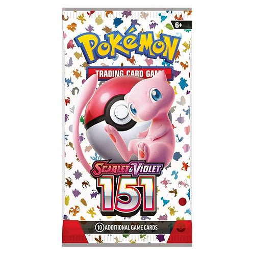 Pokémon TCG Scarlet & Violet 151 Boosterpack – Mew artwork – 10 kaarten – Kanto Pokémon set