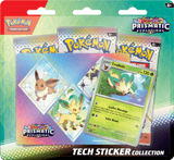 Pokémon Prismatic Evolutions Tech Sticker Collection | Leafeon