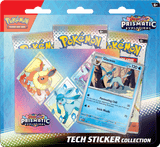 Pokémon Prismatic Evolutions Tech Sticker Collection | Vaporeon