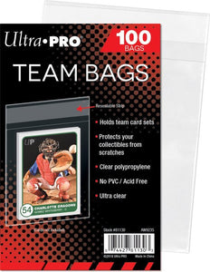 Ultra Pro Team Bags Transparant met plakstrip 100 stuks